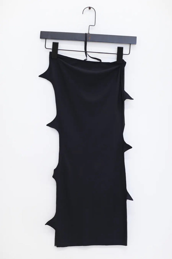 RUI asymmetrical peak suspender/dress RSS24WV13 black
